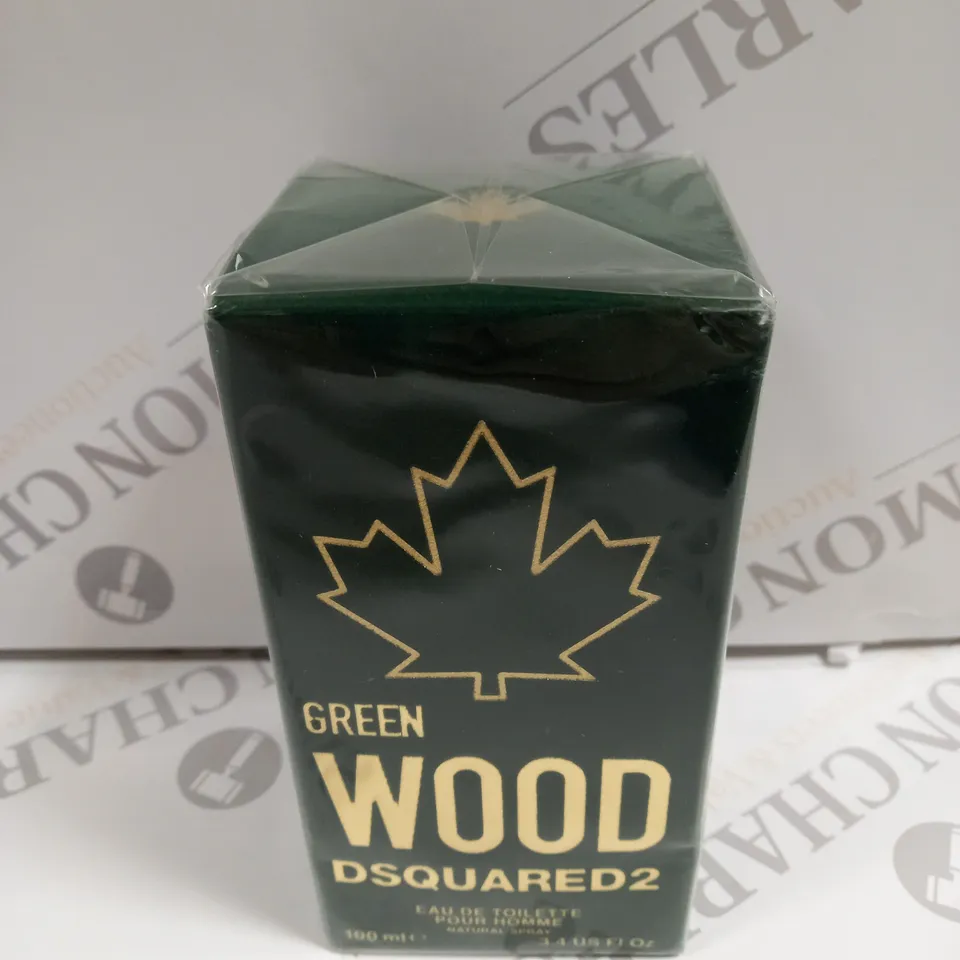 SEALED BOXED DSQUARED2 GREEN WOOD EAU DE TOILETTE 100ML VAPO