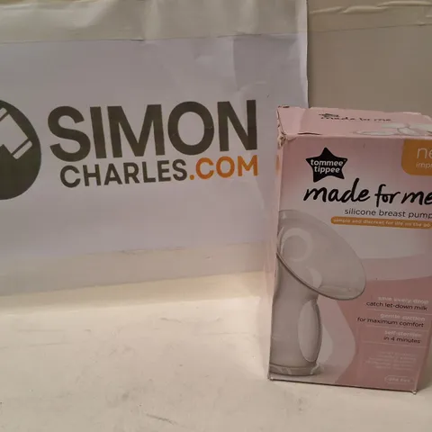 TOMMEE TIPPEE MADE FOR ME SILICONE BREAST PUMP – PINK BOX