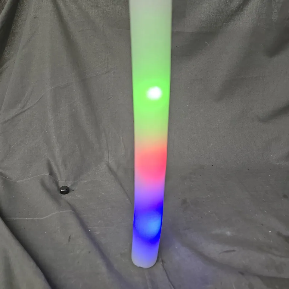 APPROXIMATELY 30 FOAM LIGHT UP DECORATIVE TUBES