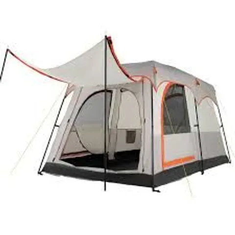 BOXED COSTWAY CAMPING TENT WITH DOUBLE CANVAS FOR 6 PEOPLE 323X211X189CM