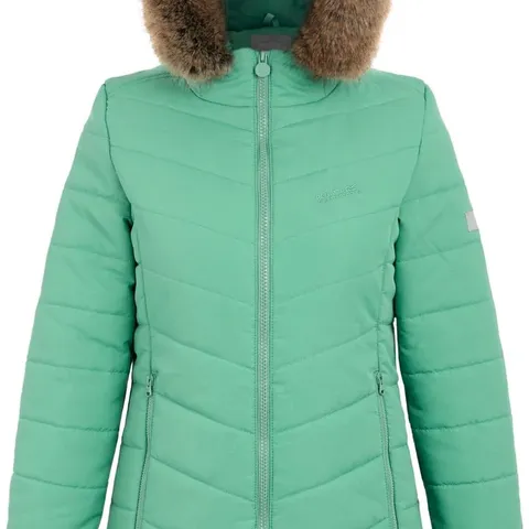 BRAND NEW REGATTA FABRIZIA JUNIOR JACKET AGES 3 - 4 DUSTY GREEN