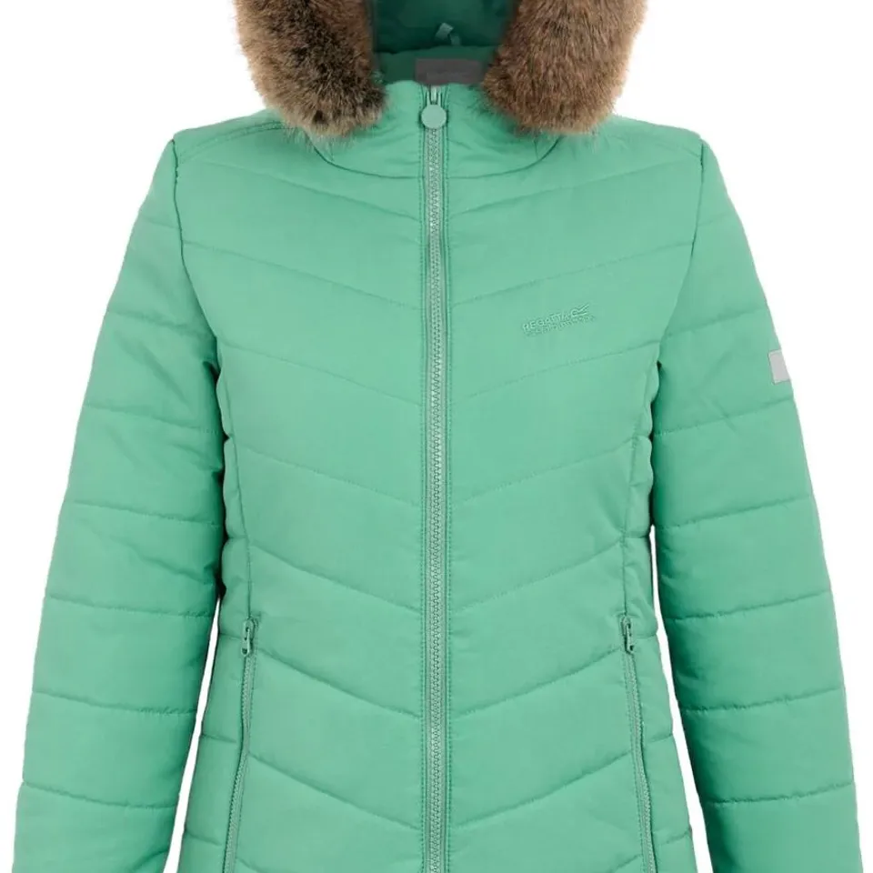 BRAND NEW REGATTA FABRIZIA JUNIOR JACKET AGES 3 - 4 DUSTY GREEN