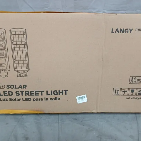 LANGY INNOVATION SOLAR LED STREET LIGHT