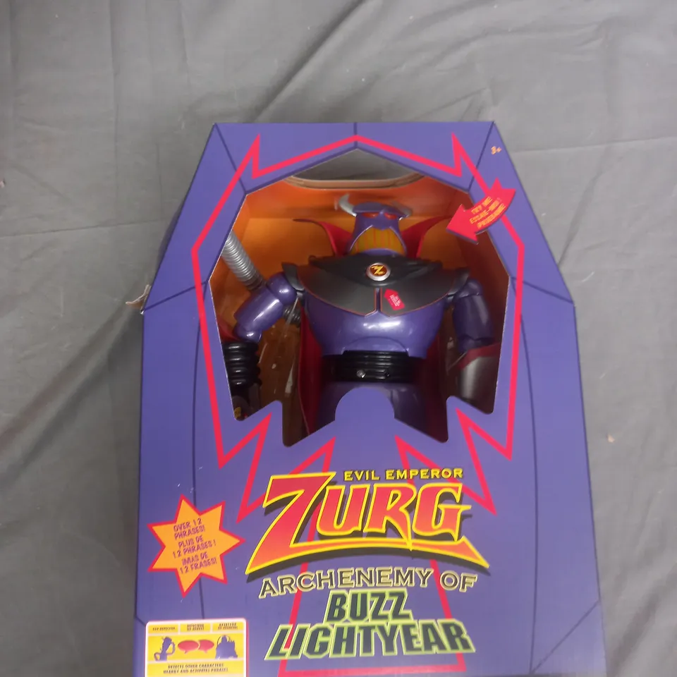 EVIL EMPEROR ZURG TALKING ACTON FIGURE