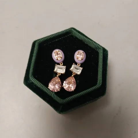 AMELIA SCOTT FRIDA ENAMEL DROP EARRINGS