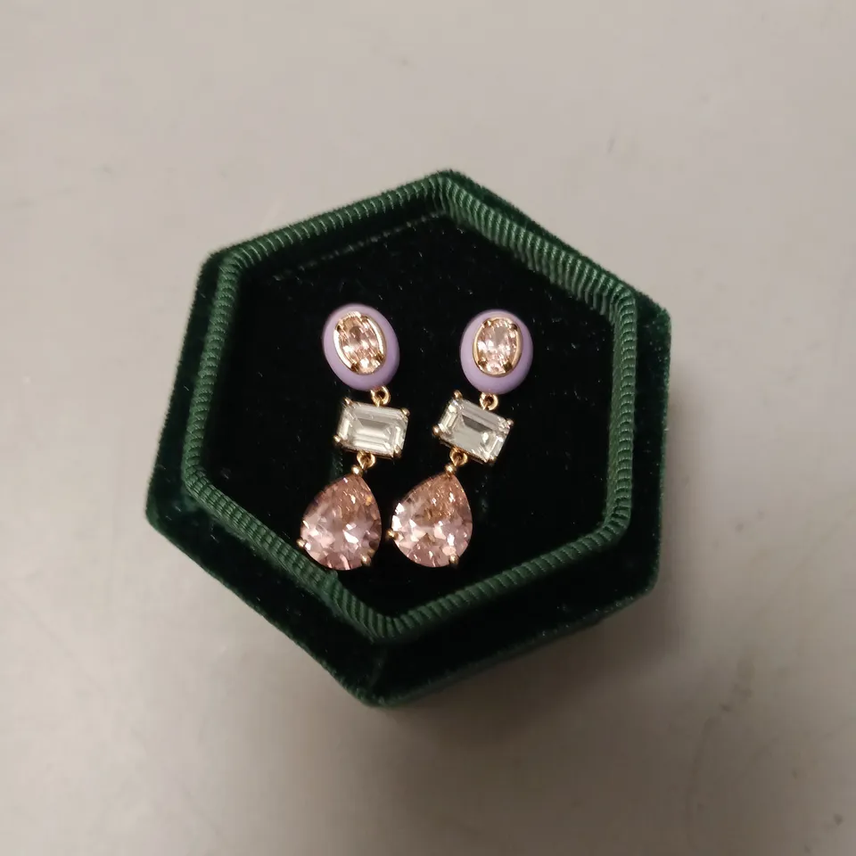 AMELIA SCOTT FRIDA ENAMEL DROP EARRINGS