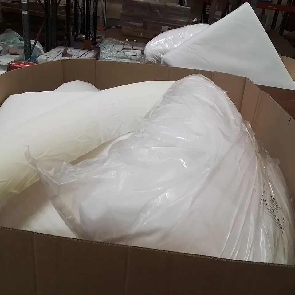 PALLET CONTAINING A LARGE QUANTITY OF BEDDING PRODUCTS TO INCLUDE:PILLOW,MATTRESS FOAM