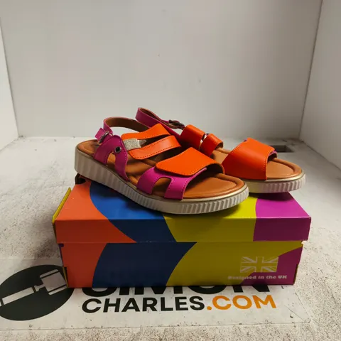 ADESSO COLOURFUL STRAPPY SANDALS – BOXED UK 6