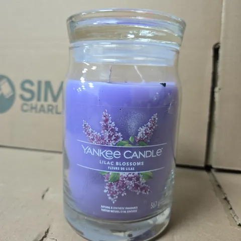 YANKEE CANDLE LILAC BLOSSOMS JAR CANDLE