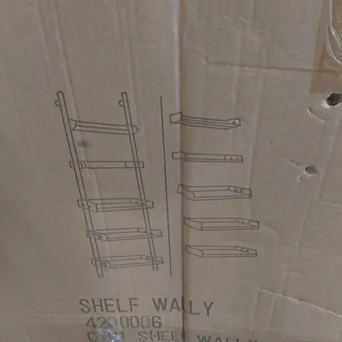 BOXED SET OF SHELVES, NO METAL FRAME