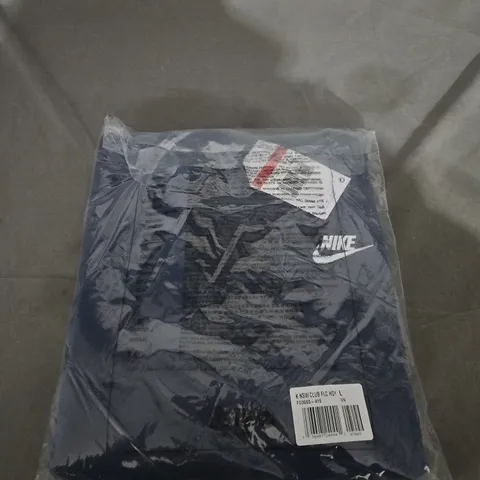 BAGGED NIKE CASUAL HOODIE IN NAVY - KIDS LARGE 