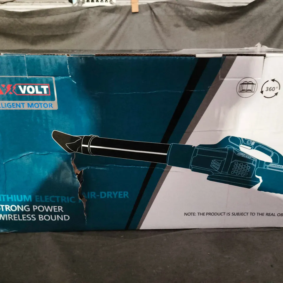 BOXED MAX VOLT LITHIUM ELECTRIC AIR-DRYER