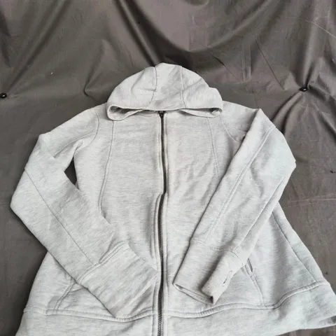 SWEATY BETTY GREY ZIPPED  TRAINING HOODIE SIZE M