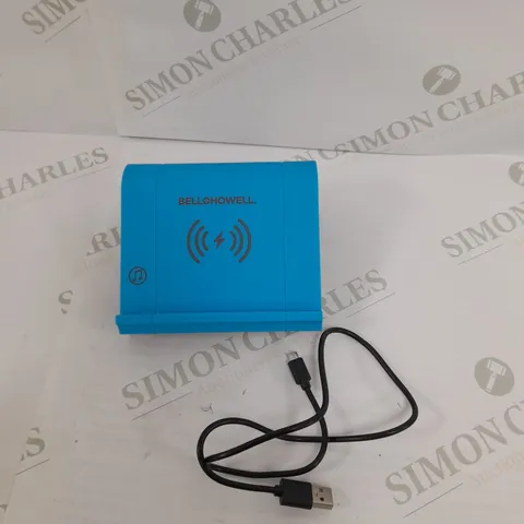 BOXED BELLHOWELL 2N1 WIRELESS CHARGING TOUCH SPEAKER CHARGER 