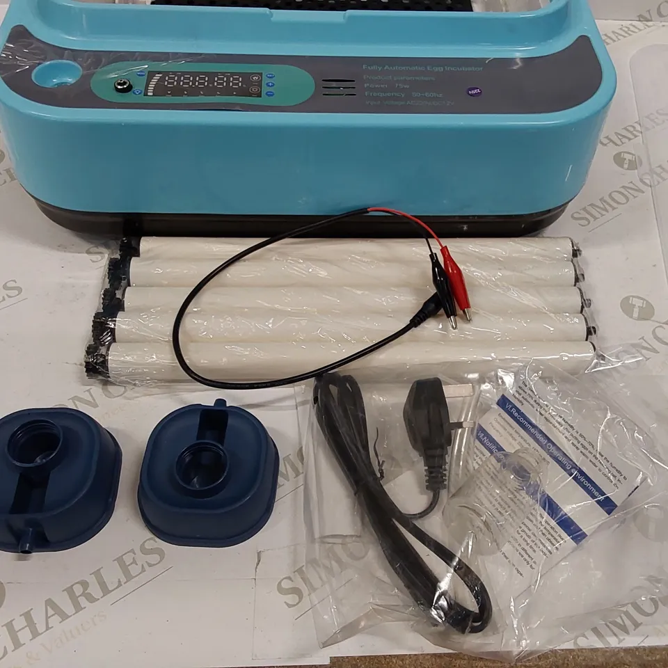 BOXED 24 EGG FULLY AUTOMATIC 75W EGG INCUBATOR (1 BOX)