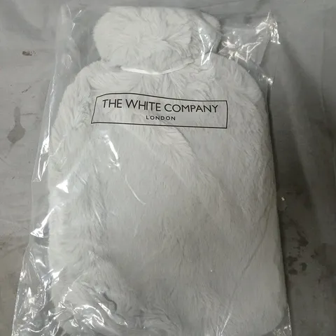 BAGGED THE WHITE COMPANY FAUX FUR HOT WATER BOTTLE IN GREY