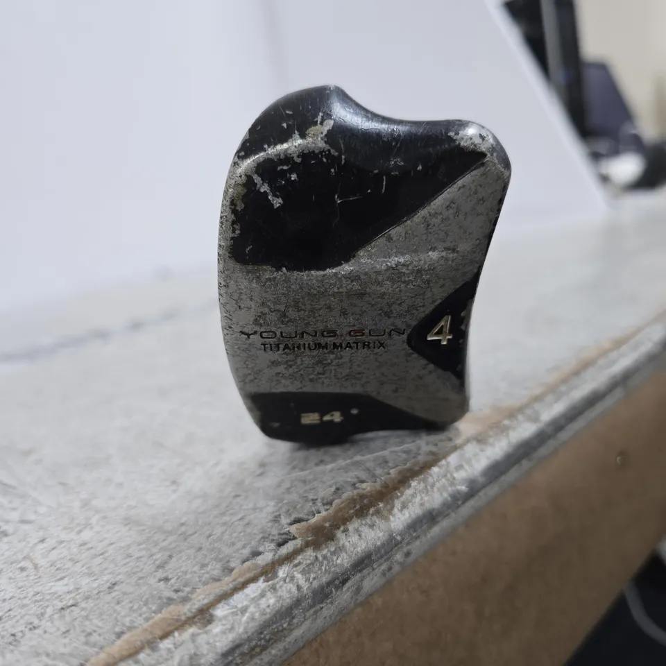 YOUNG GUN TITANIUM MATRIX 4 IRON GOLF CLUB – JUNIOR FLEX
