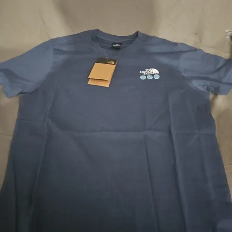 THE NORTH FACE T‑SHIRT – NAVY - SIZE S