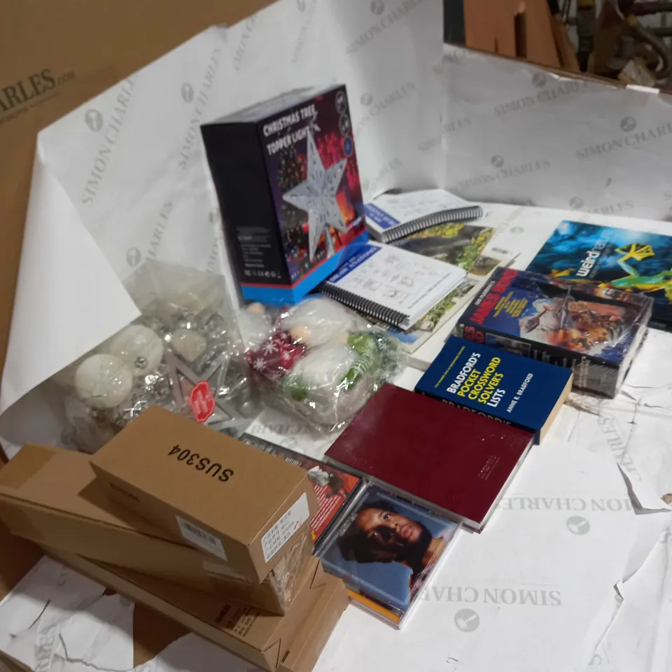 LOT OF 30 ITEMS TOO INCLUDE TOILET BRUSHERS  CALENDARS AND BOOKS 