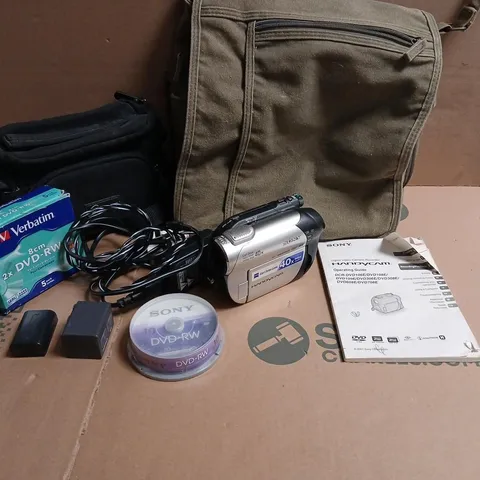 SONY HANDYCAM DCR-DVD106E CAMCORDER WITH 40X OPTICAL ZOOM