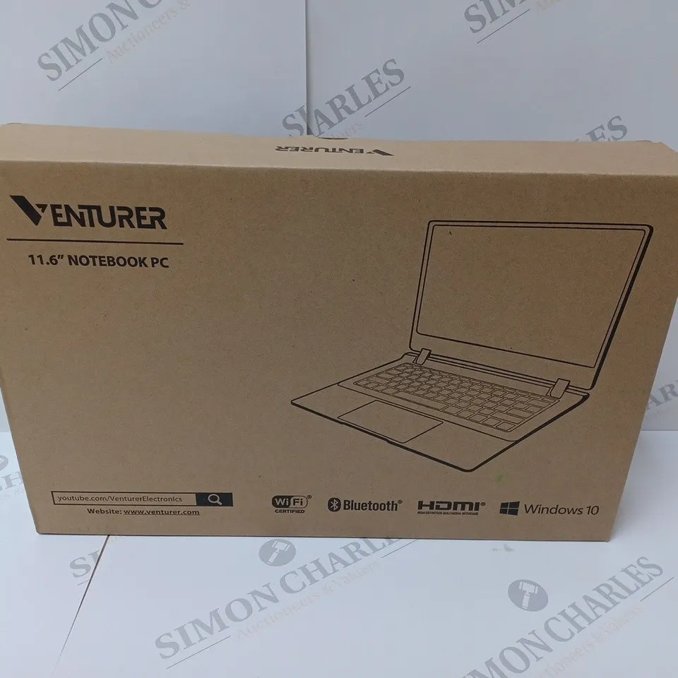 BRAND NEW BOXED VENTURER EUROPA 11 PLUS 11.6" NOTEBOOK PC - MATT BLACK 
