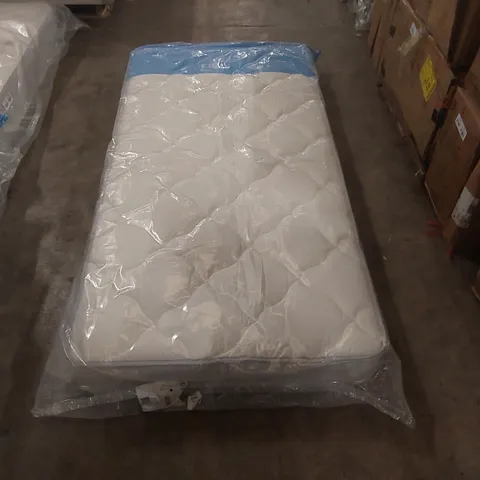 QUALITY BAGGED SINGLE 90cm AIRSPRUNG LUXURY QUILTED MEDIUM MATTRESS