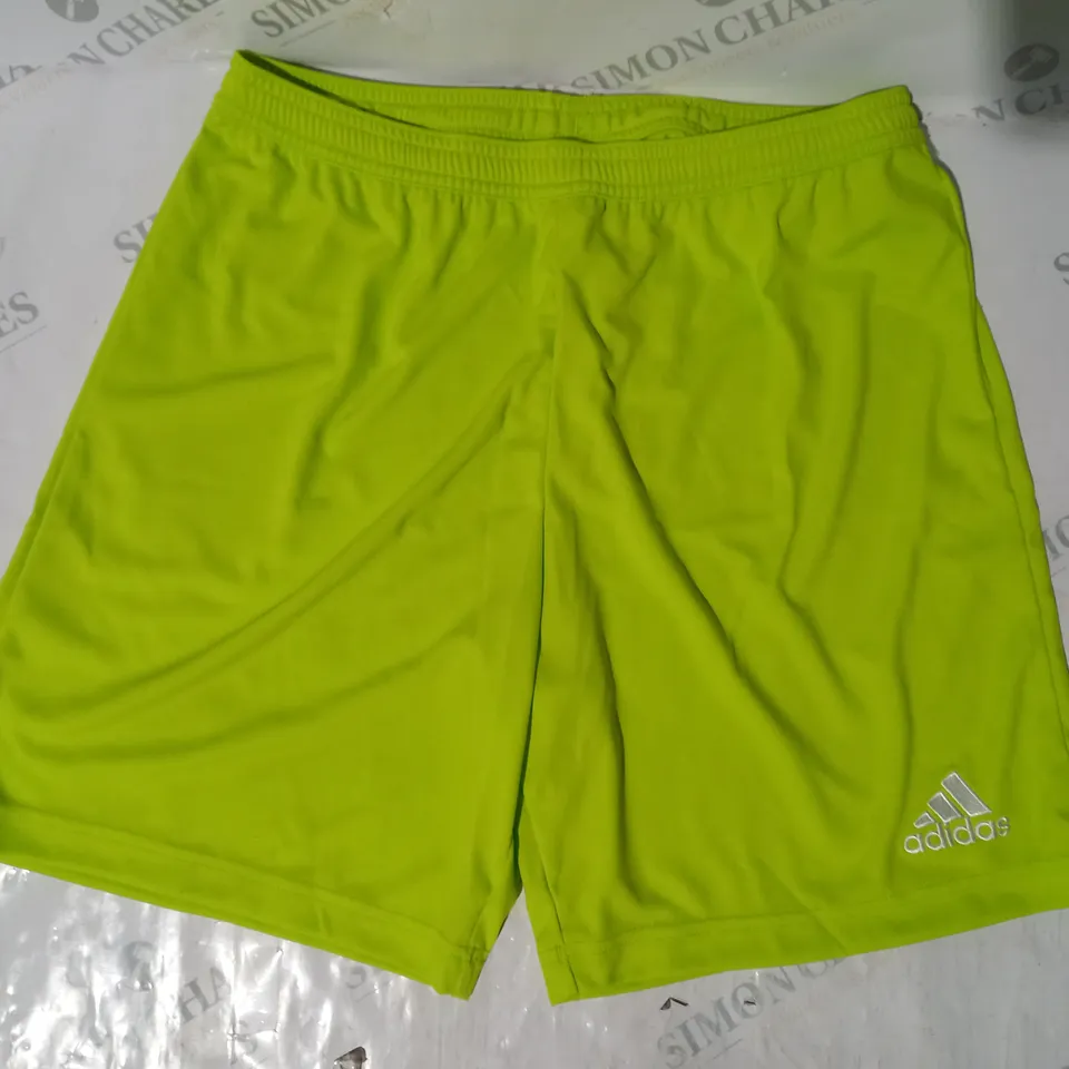 ADIDAS AEROREADY SHORTS IN YELLOW SIZE M