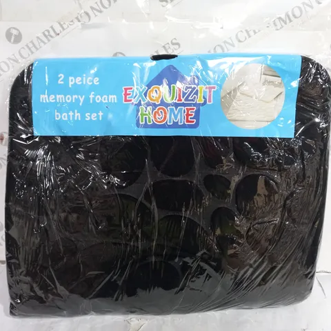 EZQUIZIT HOME 2 PEICE MEMORY FOAM BATH SET