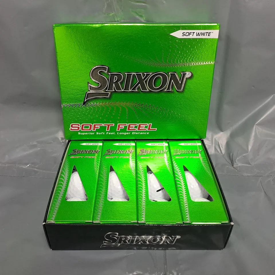 SRIXON SOFT FEEL PACK OF 12 GOLF BALLS