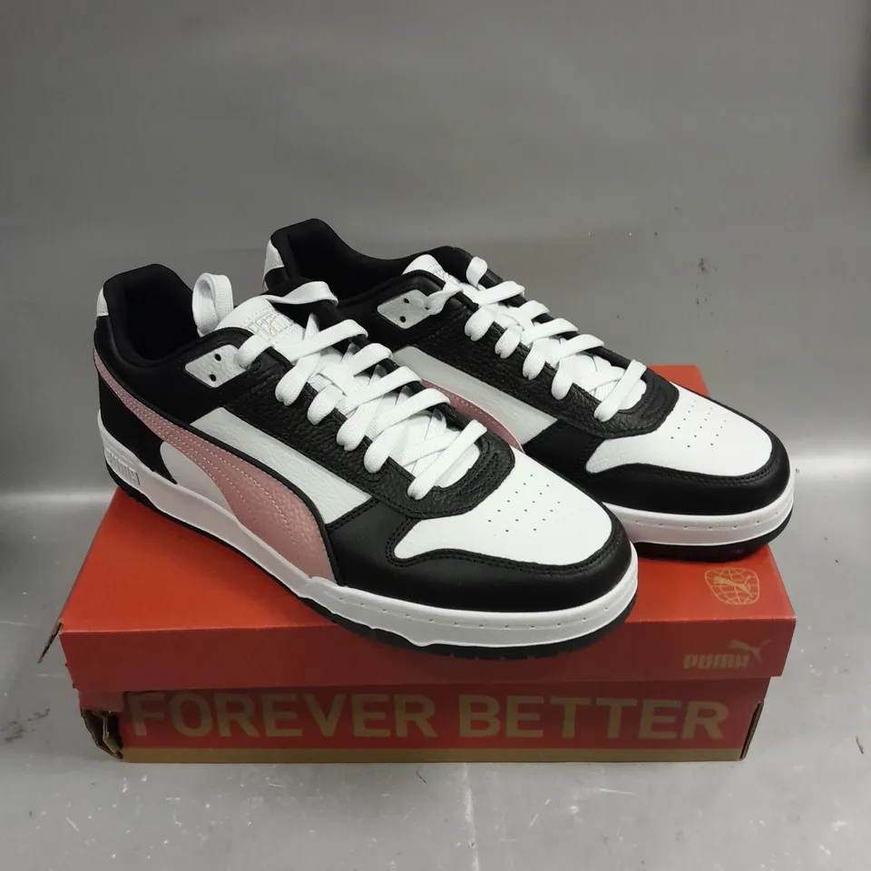BOXED PAIR OF PUMA RBD GAME LOW TRAINERS - 11