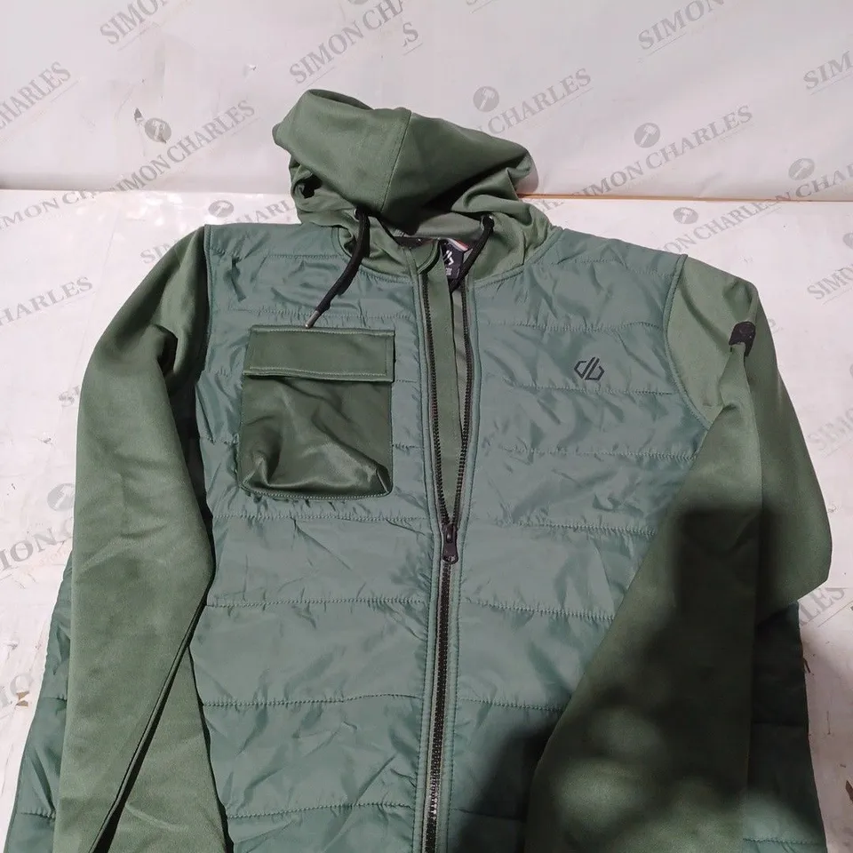 DARE2BE  LOOK SHARP MENS HYBRID JACKET IN GREEN - L