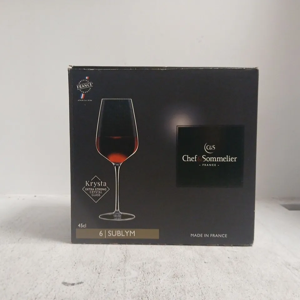 KRYSTA SUBLIM CRYSTAL WINE GLASSES SET