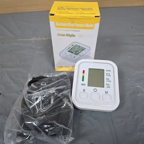 ELECTRONIC BLOOD PRESSURE MONITOR – ARM STYLE, FULLY AUTOMATIC