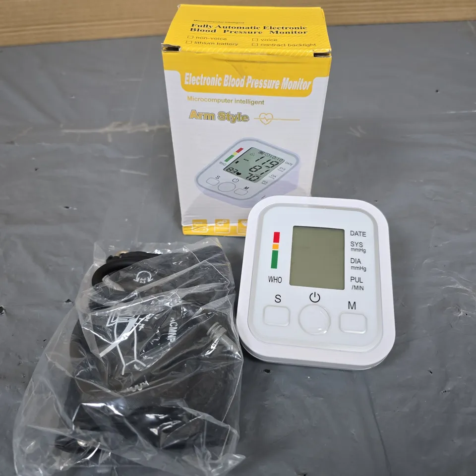 ELECTRONIC BLOOD PRESSURE MONITOR – ARM STYLE, FULLY AUTOMATIC