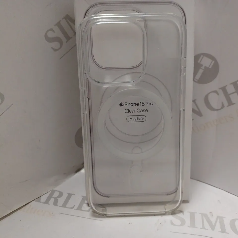 APPLE IPHONE 15 PRO CLEAR CASE WITH MAGSAFE RRP £49.99