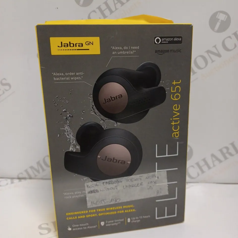 BOXED JABRA ELITE ACTIVE 65T EARBUDS