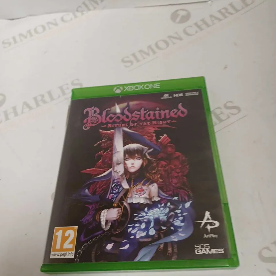 XBOX ONE BLOODSTAINES RITUAL OF THE NIGHT 