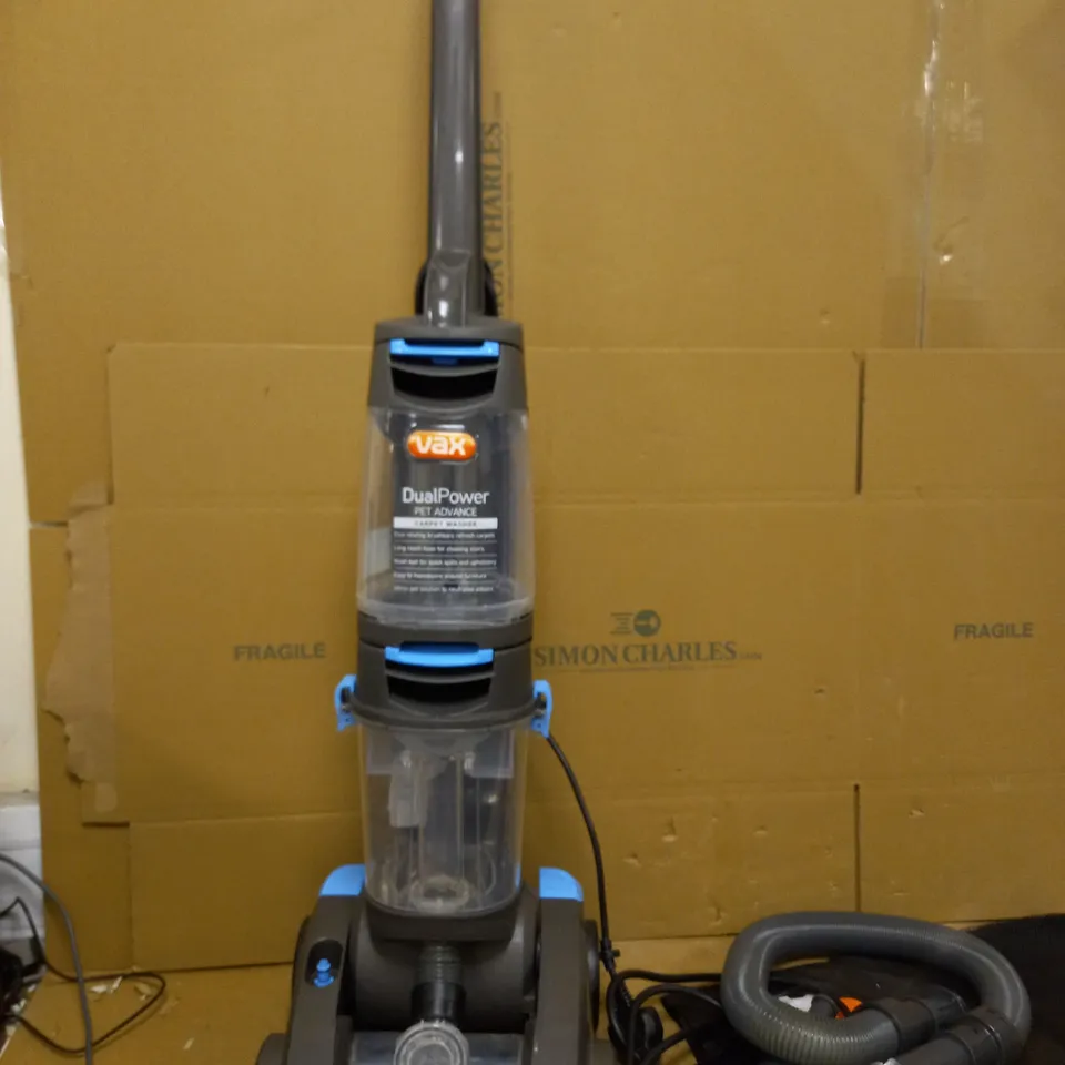 VAX DUAL POWER PET ADVANCE CARPET CLEANER - COLLECTION ONLY