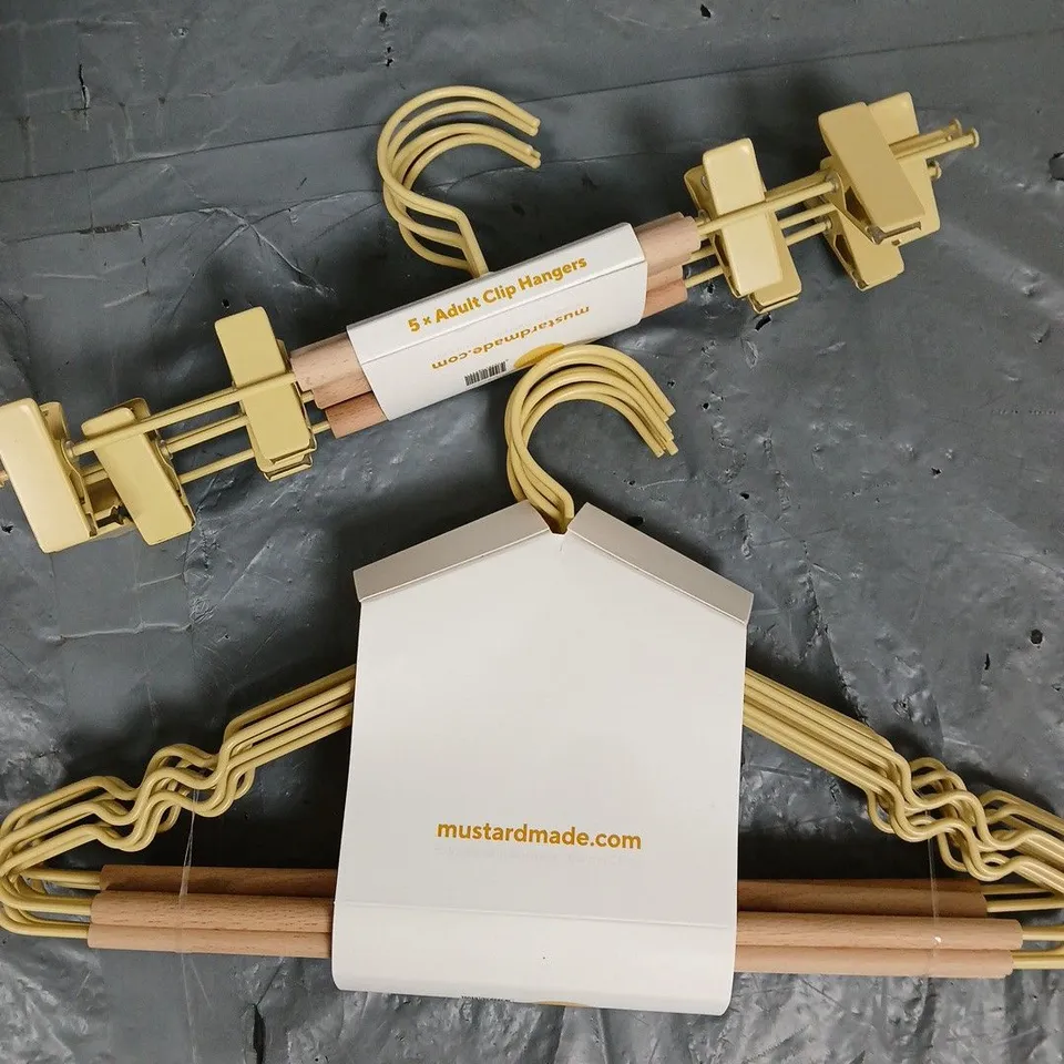 MUSTARD MADE HANGERS SET 