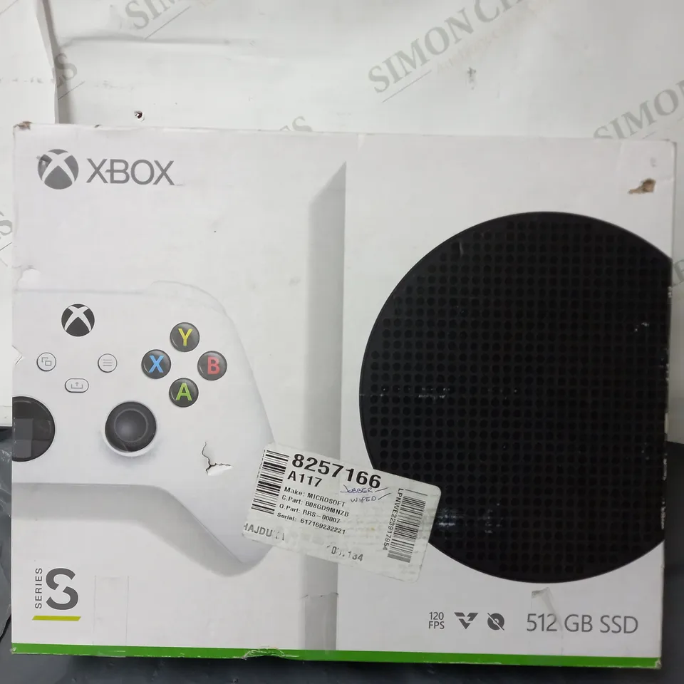 BOXED MICROSOFT XBOX SERIES S 512GB SSD IN WHITE