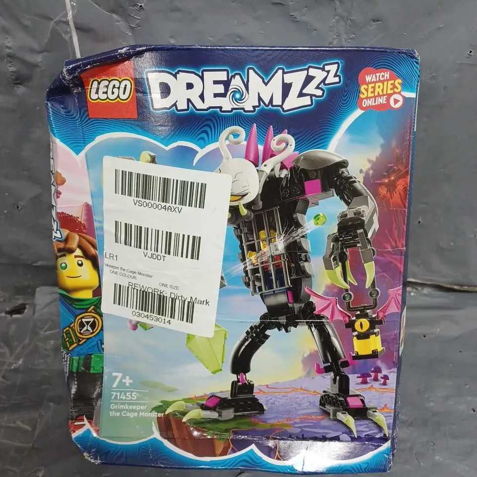 BOXED LEGO DREAMZZZ GRIMKEEPER THE CAGE MONSTER SET 71455 RRP £31.99