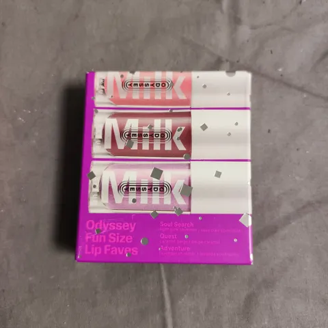 MILK MAKEUP LIP FAVES ODYSSEY FUN SIZE LIP GLOSS SET (3 X MINI TUBES)