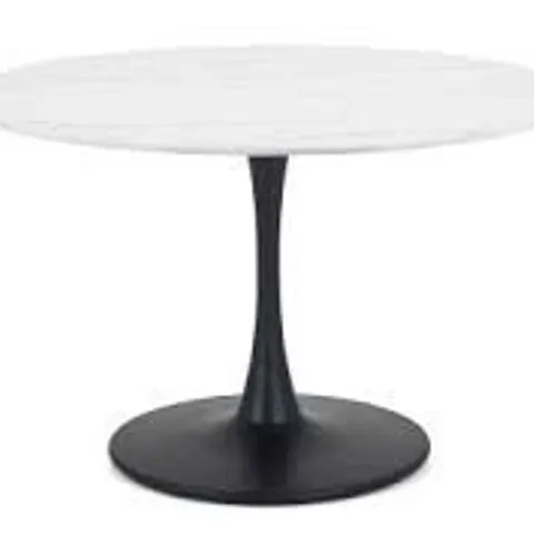 BOXED JULIAN BOWEN HOLLAND ROUND PEDESTAL TABLE (3 BOXES)