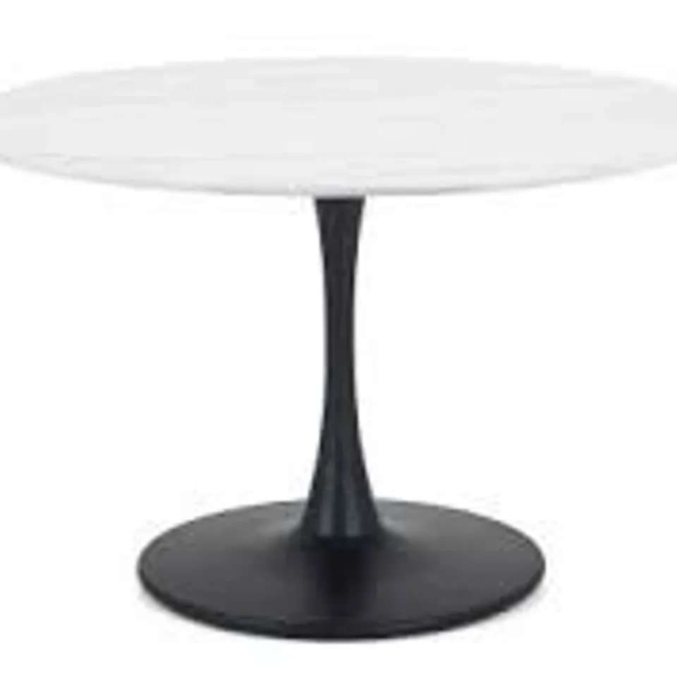 BOXED JULIAN BOWEN HOLLAND ROUND PEDESTAL TABLE (3 BOXES)