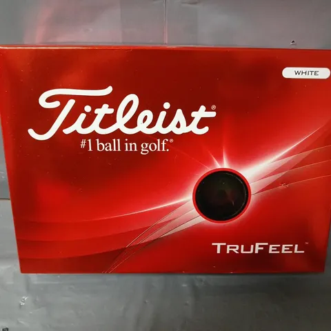BOXED TITLEIST TRUFEEL 2024 GOLF BALLS WHITE