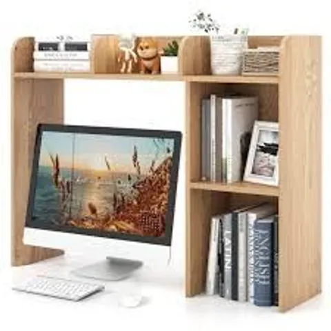 BOXED COSTWAY 5 SHELF NATURAL BOOKCASE