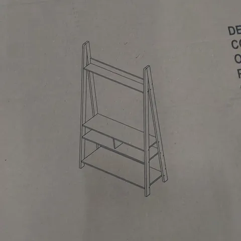 BOXED TIVA LADDER TV UNIT - BLACK (1 BOX)