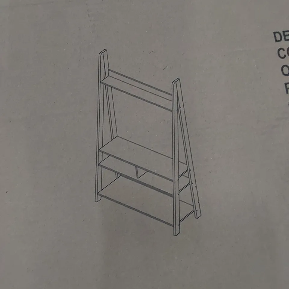 BOXED TIVA LADDER TV UNIT - BLACK (1 BOX)