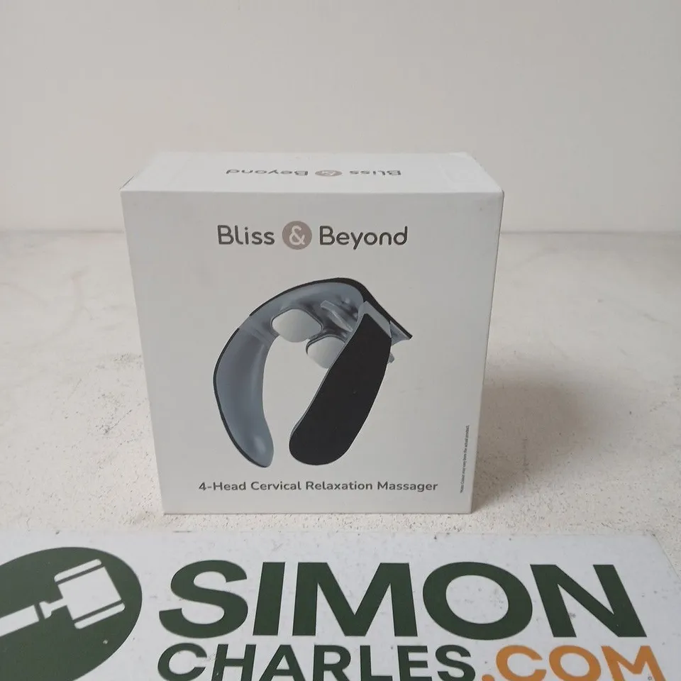 BLISS & BEYOND 4-HEAD CERVICAL RELAXATION MASSAGER