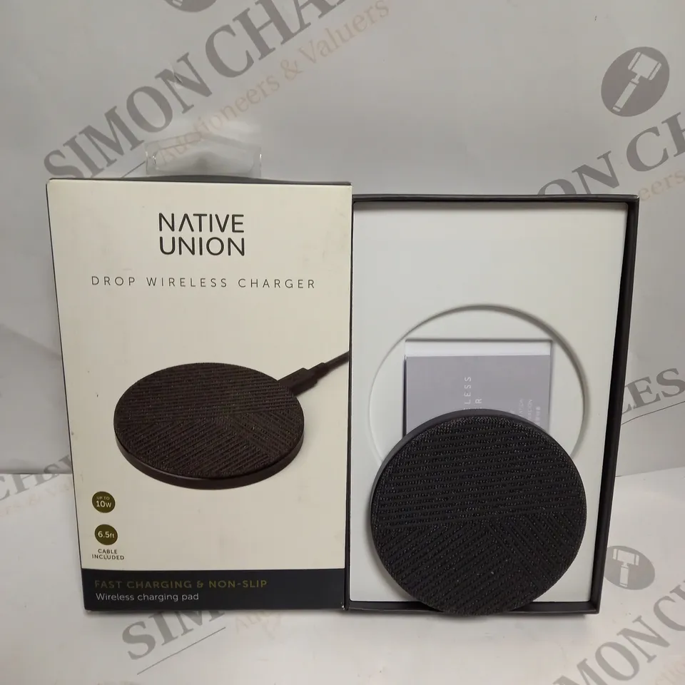 BOXED NATIVE UNION DROP WIRELESS CHARGER 
